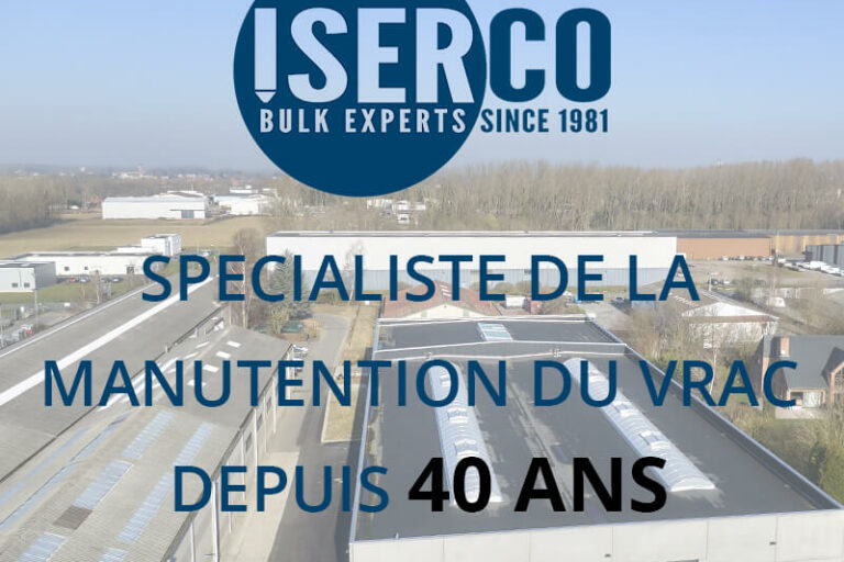 40 ans de manutention vrac, ISERCO
