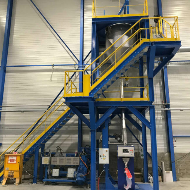 station de remplissage big bags et sacs pour plasturgie