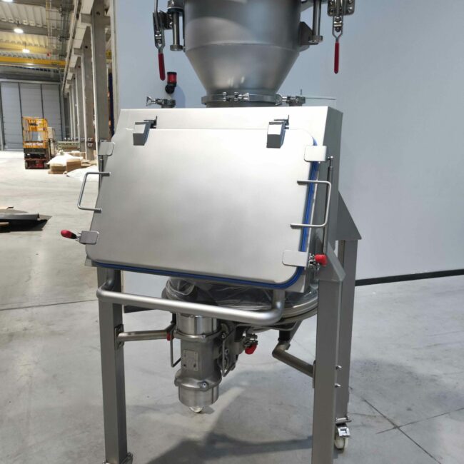 trémie vide sacs pour lait infantile