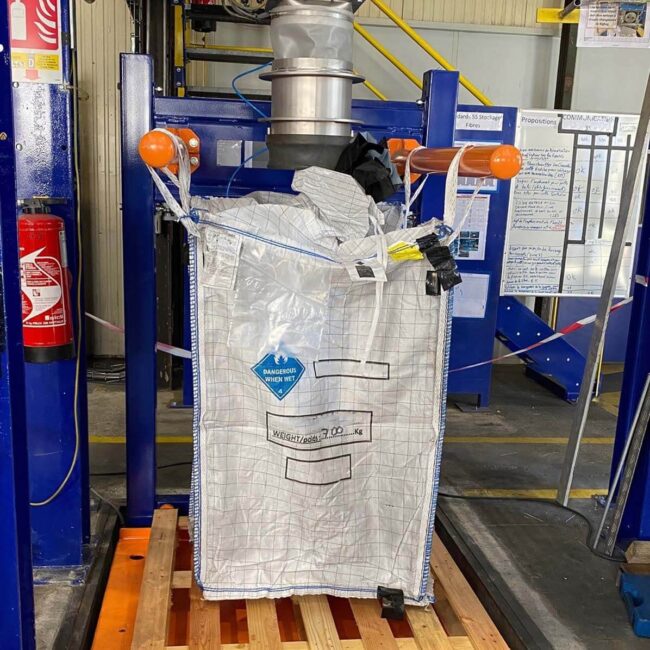 remplissage et pesée big bag 3D