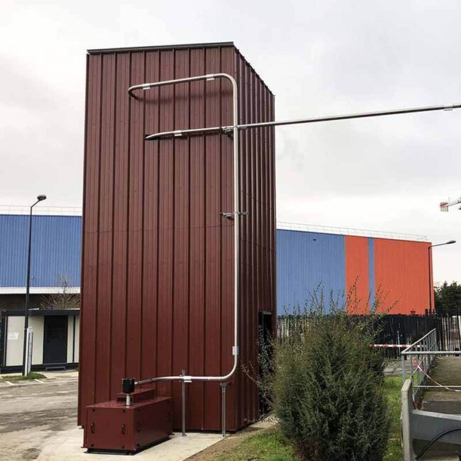 remplissage big bag et transport pneumatique de fines de bois